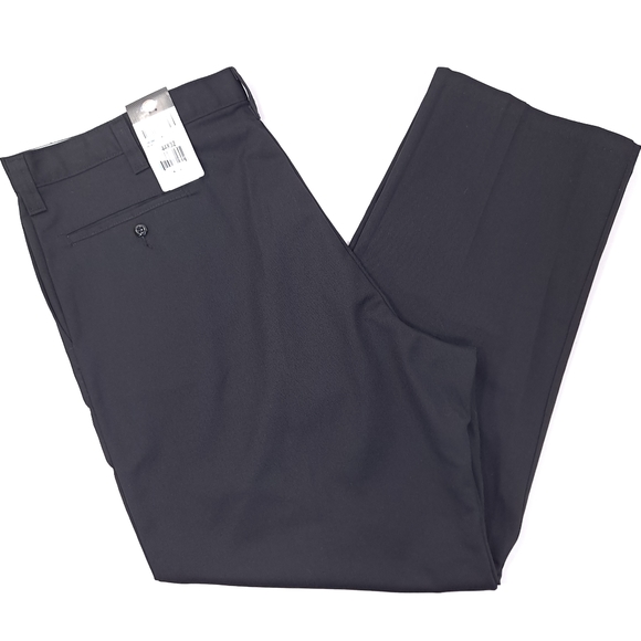 Dickies Other - Dickies Mens Relaxed Fit Work Pants Flat Front Straight Leg StayDark Black 44x32
